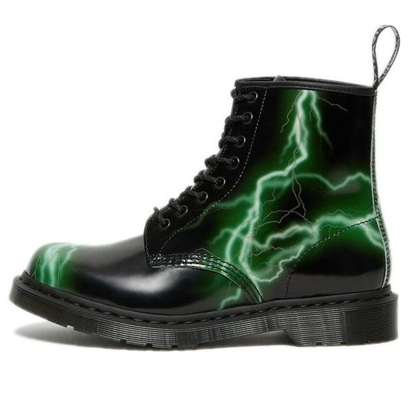 Кецове и обувки Dr. Martens 1460 Lightning Print Boots Зелено | 27052001, 0