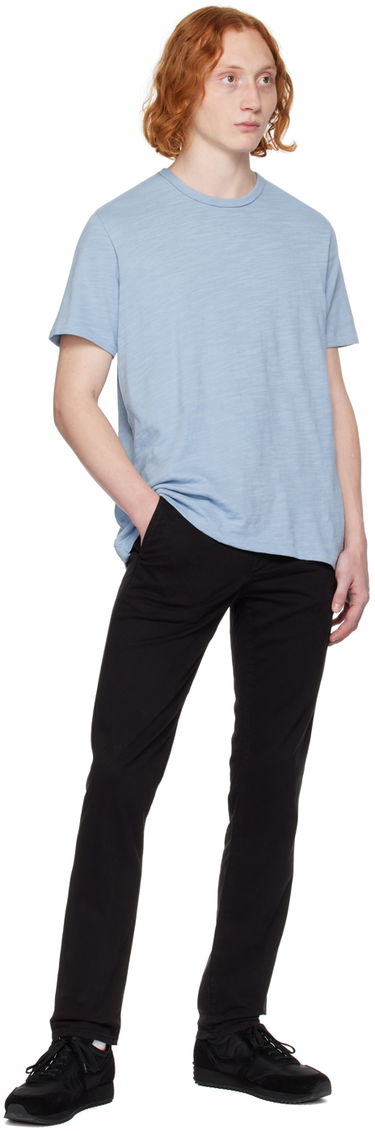 Тениска rag & bone Classic Flame T-Shirt Синьо | MBC22FT039TL39, 3