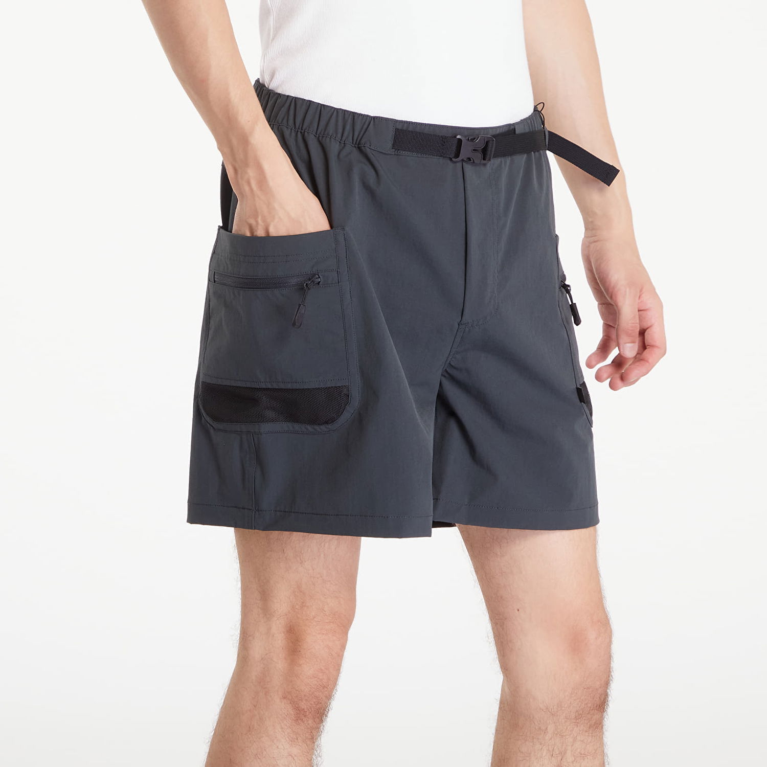 Къси панталони Horsefeathers White Rock Shorts UNISEX Charcoal Сиво | 24S10C, 1