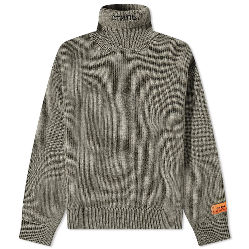 Пуловер HERON PRESTON CTNMB Roll Neck Зелено | HMHA006F22KNI0016110, 0