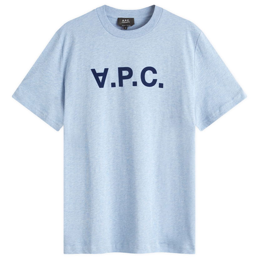 Тениска A.P.C. VPC Logo T-Shirt Sky Blue Синьо | COHBM-M26384-TPO