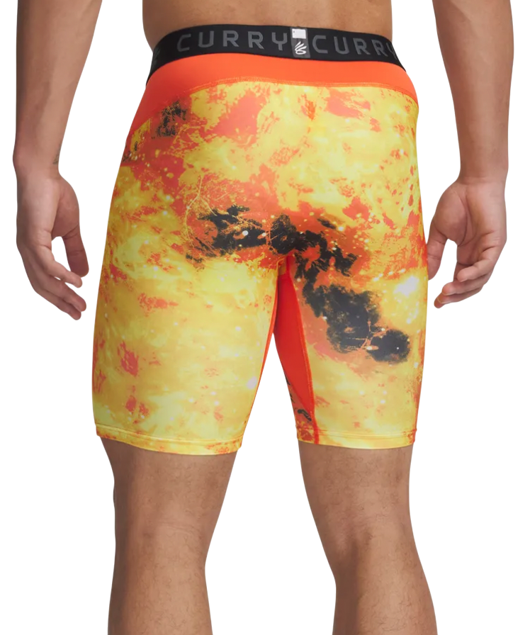 Боксерки Under Armour Curry HG Printed Compression Shorts Оранжево
 | 1379829-847, 1