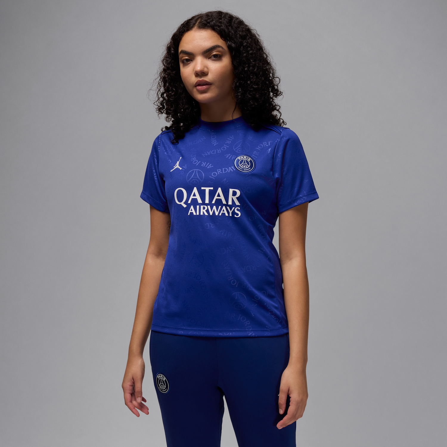 Фланелка Jordan Dri-FIT Paris Saint-Germain Academy Pro Pre-Match Short Sleeve Football T-Shirt Синьо | HJ3194-455, 0