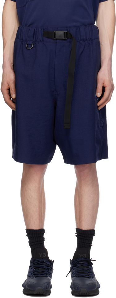 Къси панталони Y-3 Y-3 Sport Uniform Shorts Тъмно синьо | JM7794, 0