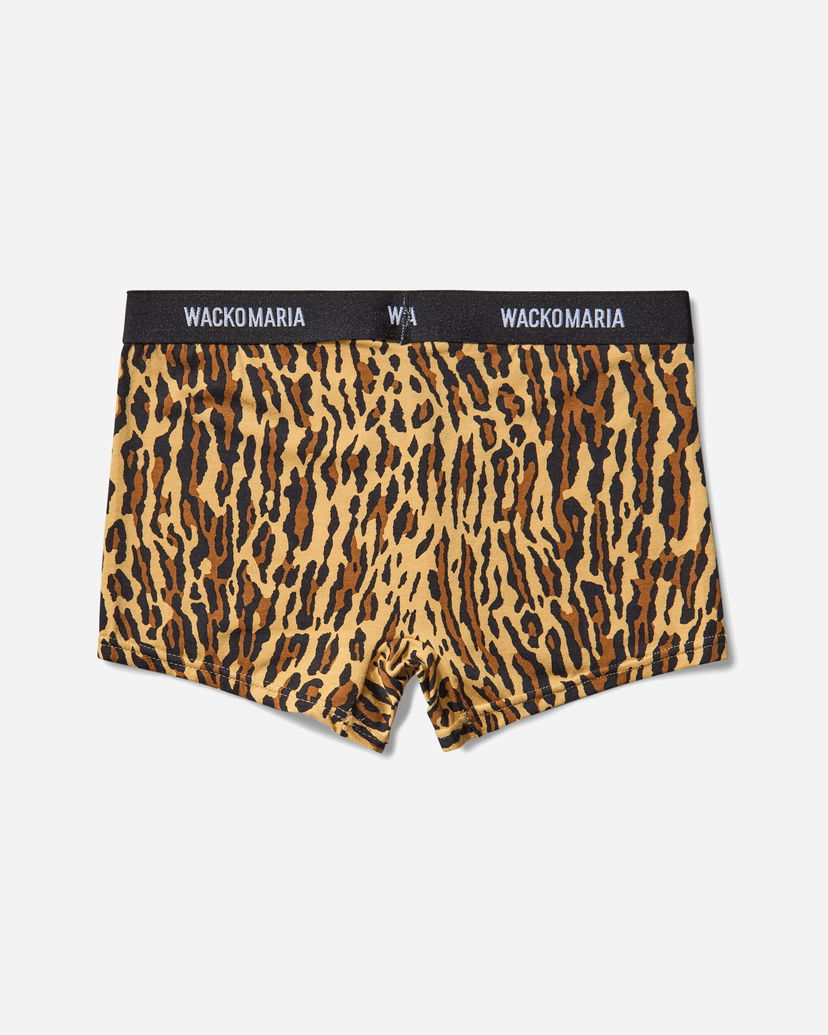 Боксерки WACKO MARIA Leopard Boxer Briefs Кафяво | WMGP-BR11 BEIGE