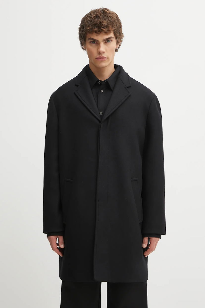 Палта MAISON KITSUNÉ Maison Kitsuné Tailored Coat Черно | PM02205WM2030