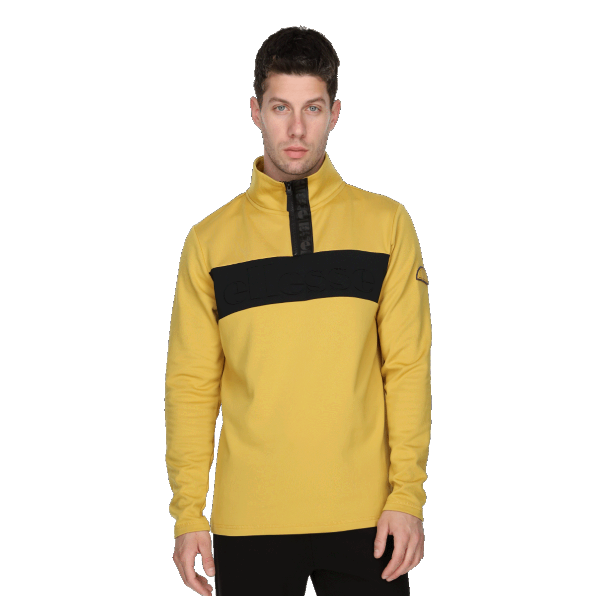 Суитчър Ellesse Men's 1/4 Zip Sweatshirt Жълто | ELA233M611-93, 0