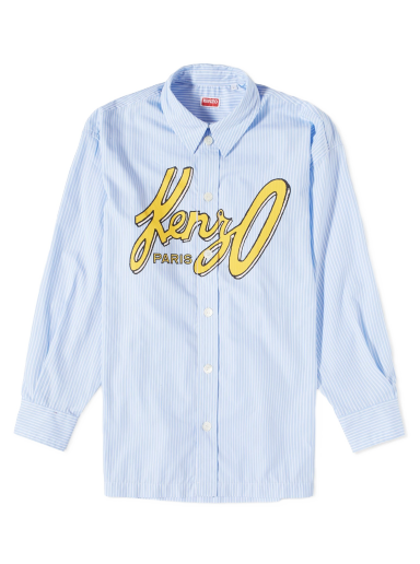 Риза KENZO Archive Logo Shirt Тюркоазено | FD65CH5109LM-64