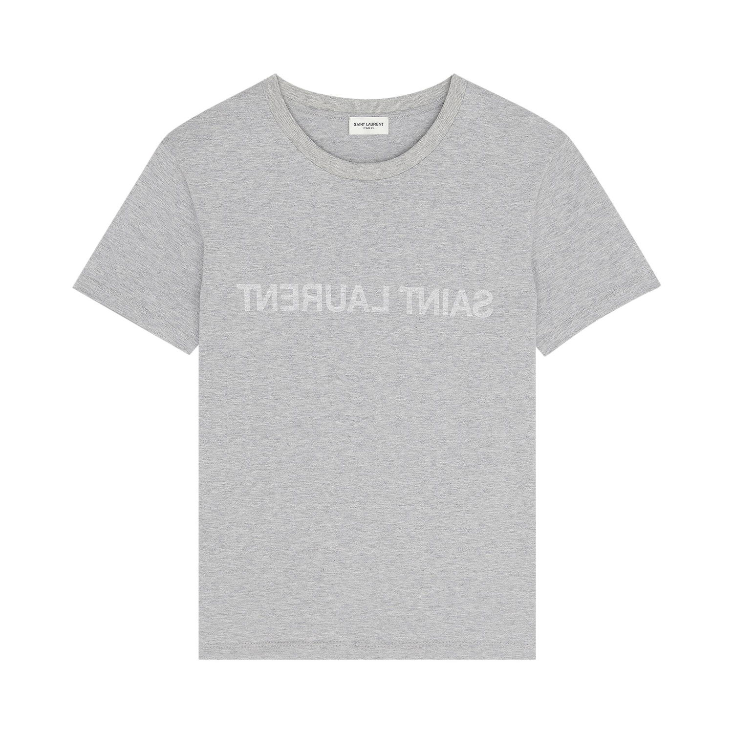 Тениска Saint Laurent Reverse T-Shirt Сиво | 712493 Y37BN 1466, 1