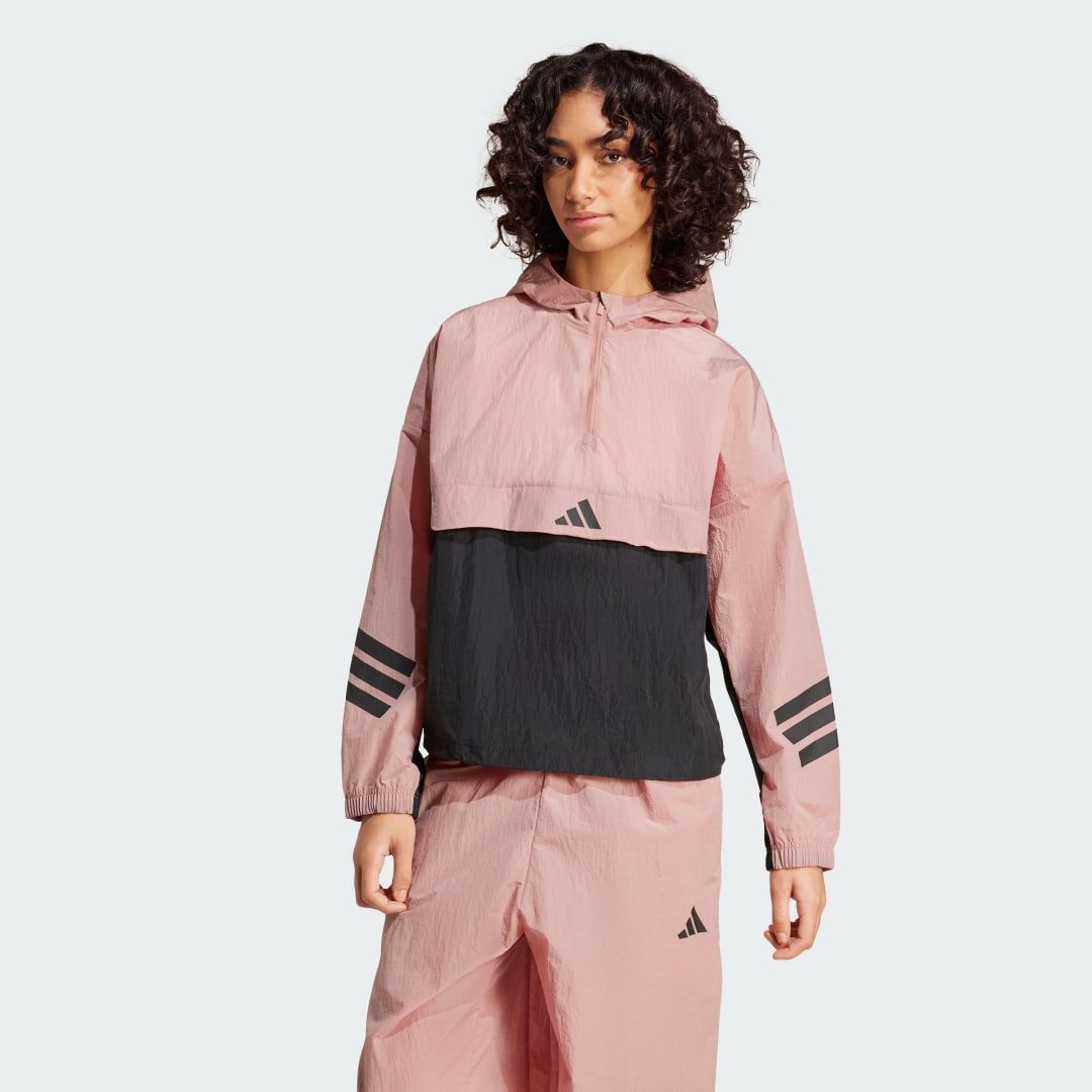 Ветровка adidas Performance Future Icons 3-Stripes Windbreaker Jacket Розово | JC5421, 0
