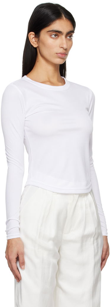 Тениска Anine Bing Jane Long Sleeve T-Shirt Бяло | A-08-4408-100, 1