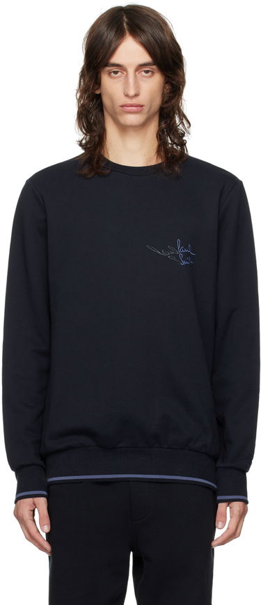 Суитчър Paul Smith Paul Smith Embroidered Sweatshirt Черно | M1R-302S-NP4718-49, 0