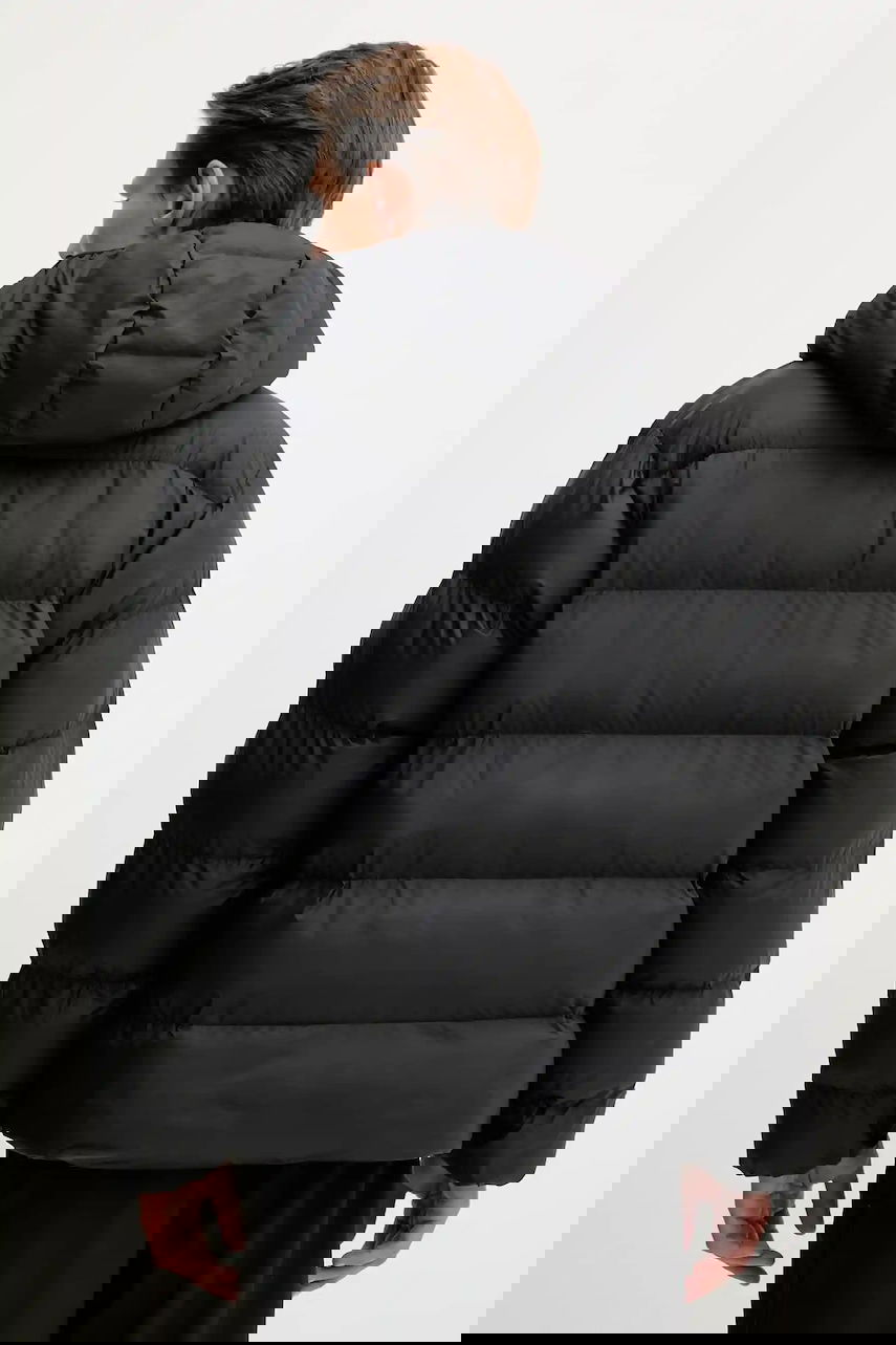 Пухо яке adidas Performance Hooded Puffer Jacket Черно | JX4123, 1
