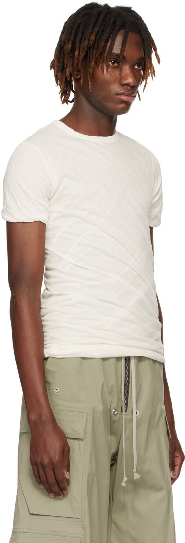 Тениска Rick Owens Rick Owens Porterville Double Short Sleeve T-Shirt Черно | RU01E5256 UC, 4