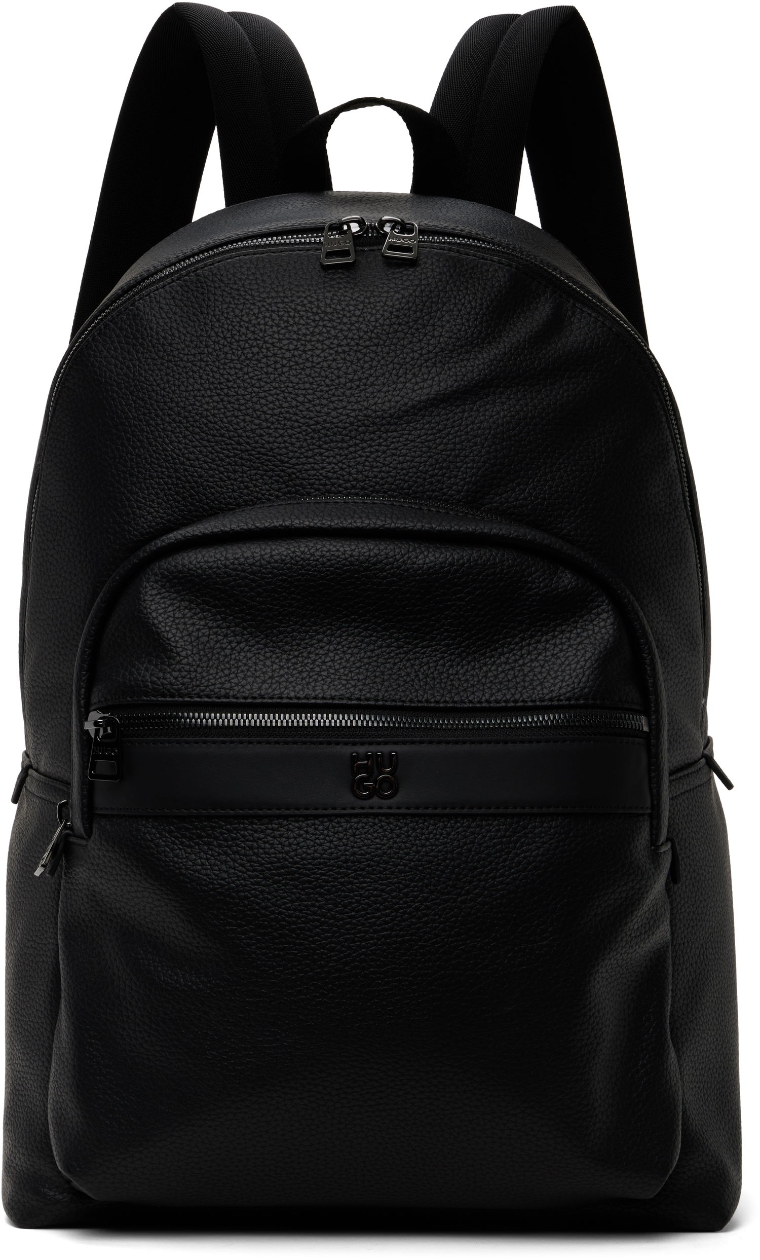 Раница BOSS Logo Hardware Faux-Leather Backpack Черно | 50547423, 0