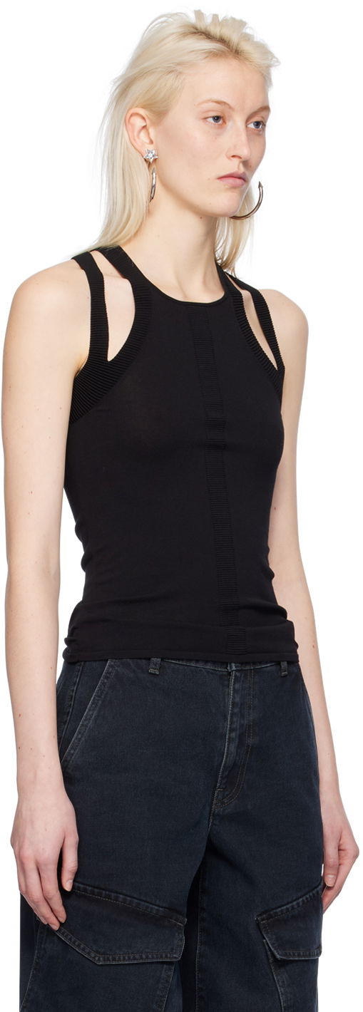 Потник Dion Lee Sculpt Muscle Tank Top Черно | C7247PS24, 1