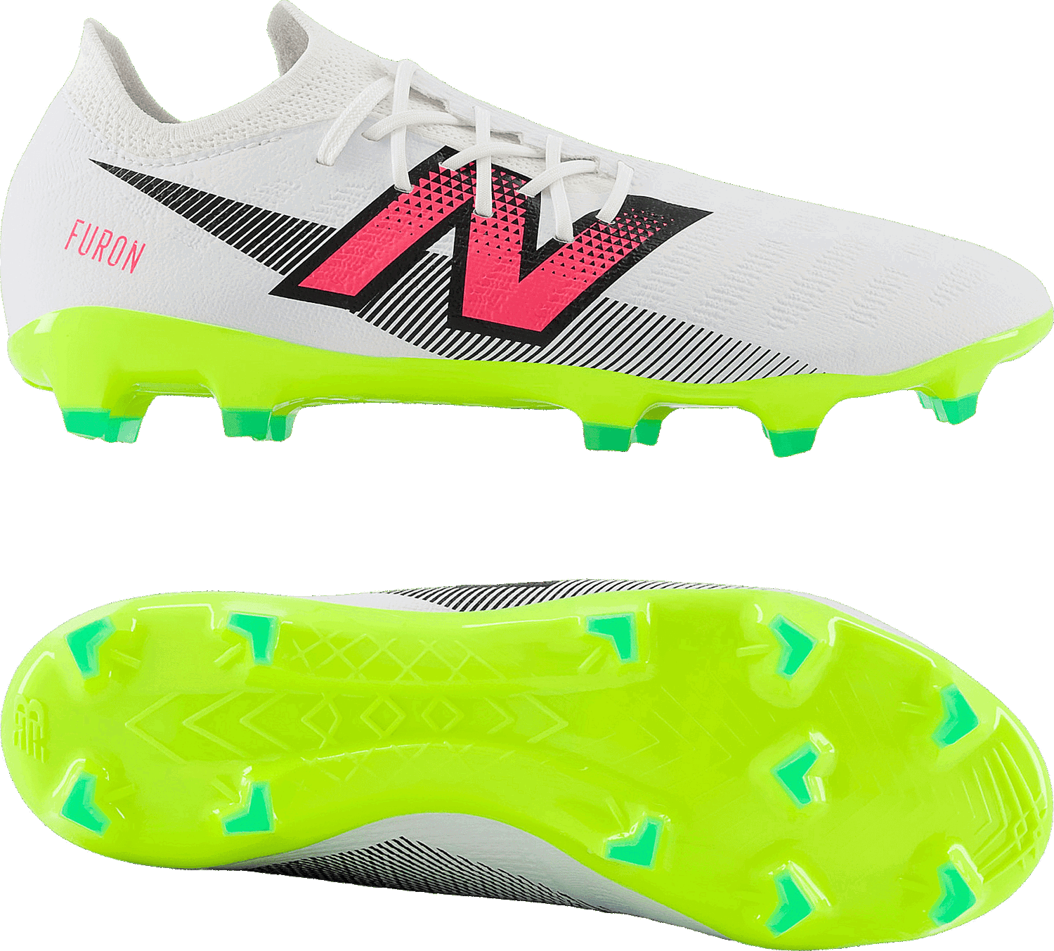 Кецове и обувки New Balance Furon Destroy FG V7+ Бяло | NBSF2FH75, 1