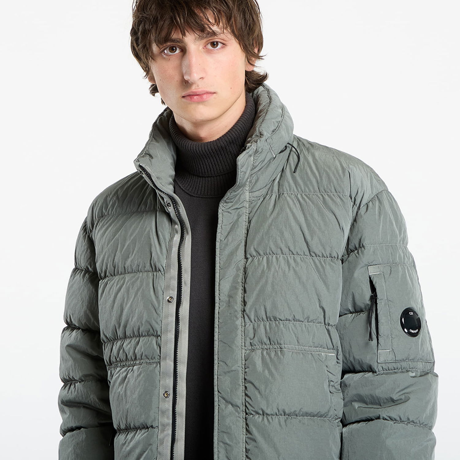 Пухо яке C.P. Company Chrome-R Down Jacket Gunmetal Grey Сиво | 19CMOW012A005904G-921, 1