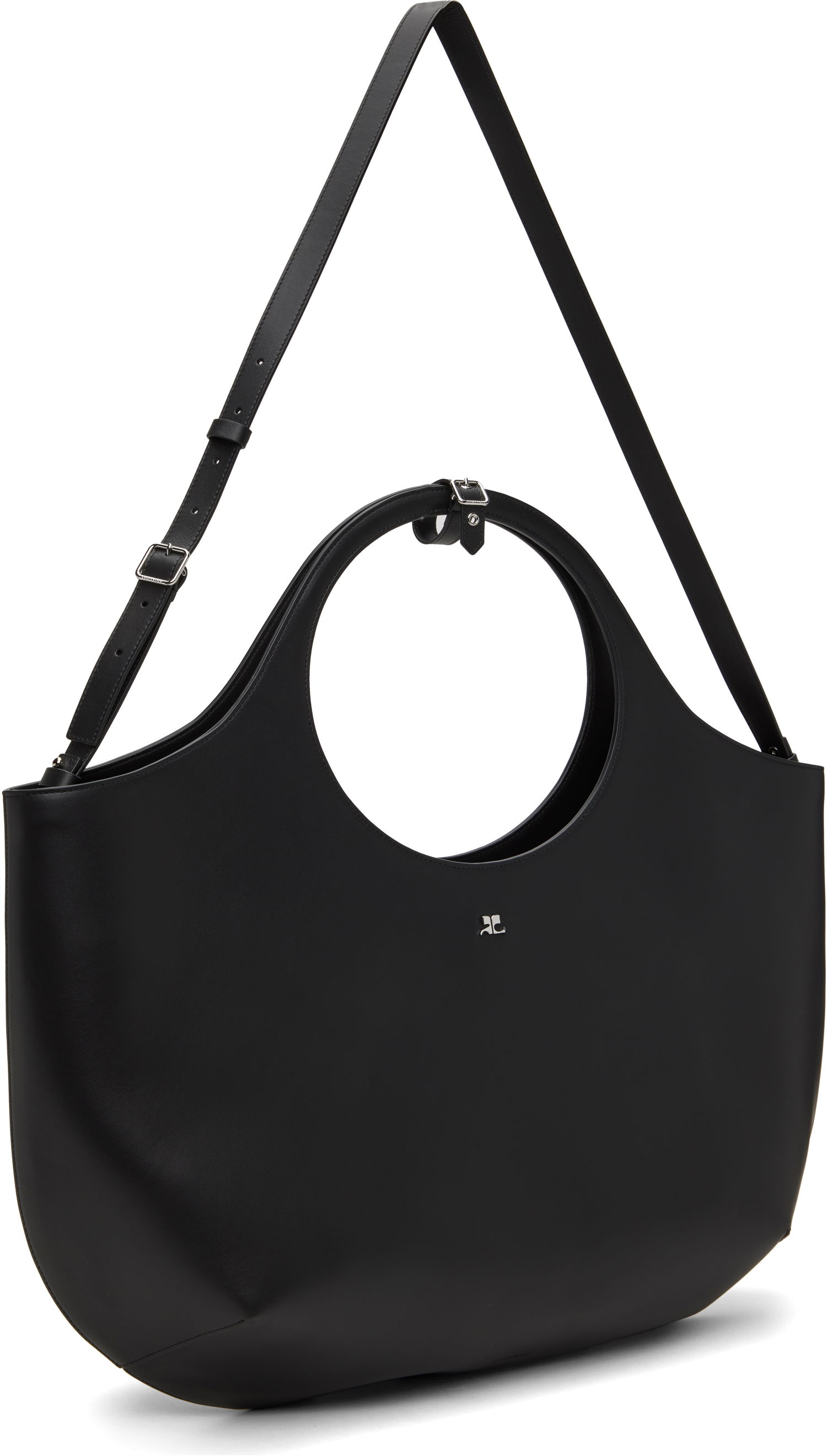 Дамска чанта Courrèges Courrèges Maxi Holy Leather Tote Bag Черно | 424GSA145CR0065, 1