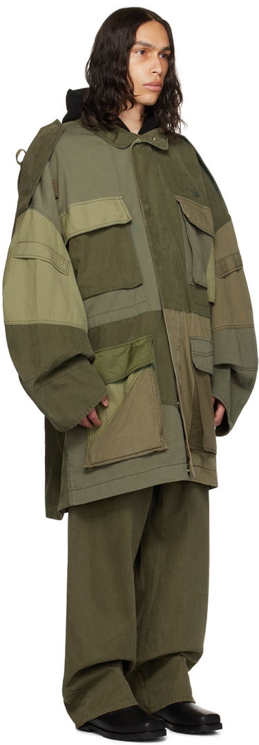 Парка We11done Paneled Jacket Зелено | WD-JP3-23-149-U-KK, 1