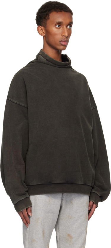Пуловер We11done Standard Logo Turtleneck Sweatshirt Зелено | WD-TS3-24-731-U-BK, 1