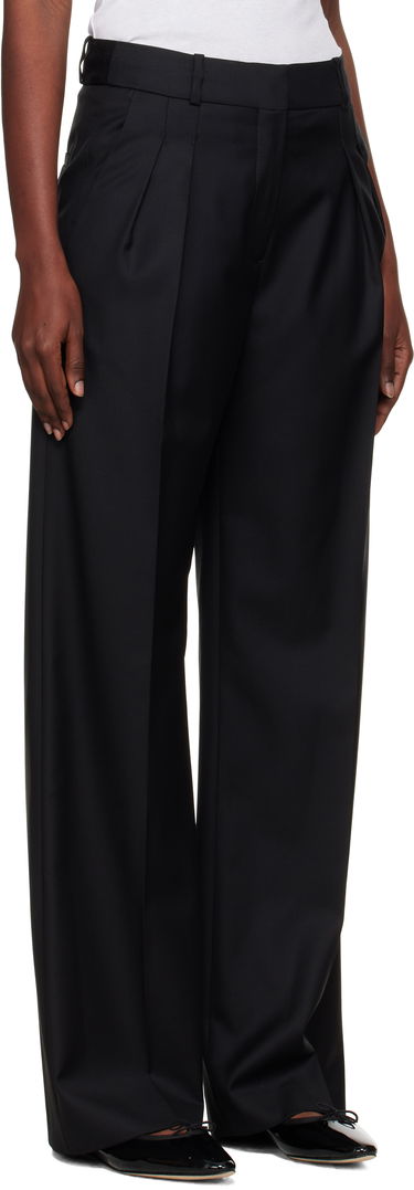 Панталони Loulou de Saison Loulou de Saison Sbiru LDS Straight Leg Trousers Черно | SBIRU LDS, 1
