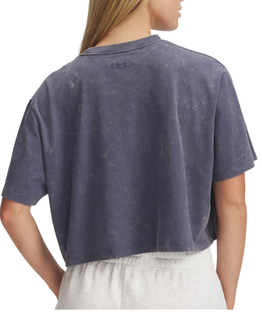 Съкратен топ Under Armour Under Armour Rival Wash Crop Top Синьо | 1389724-044, 2