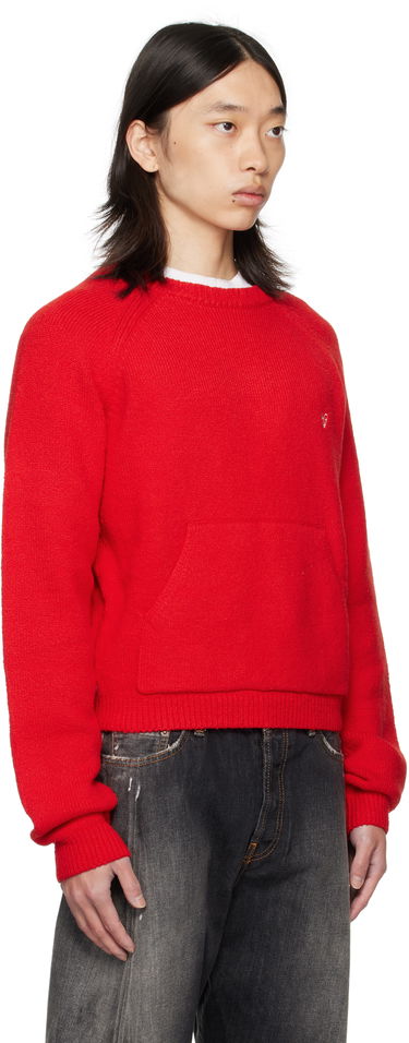 Пуловер Acne Studios Blue Crewneck Sweater Синьо | B60382-, 4