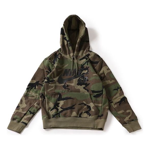 Суитчър Nike SB SB Icon Camouflage Hoodie Зелено | AT9756-222, 0