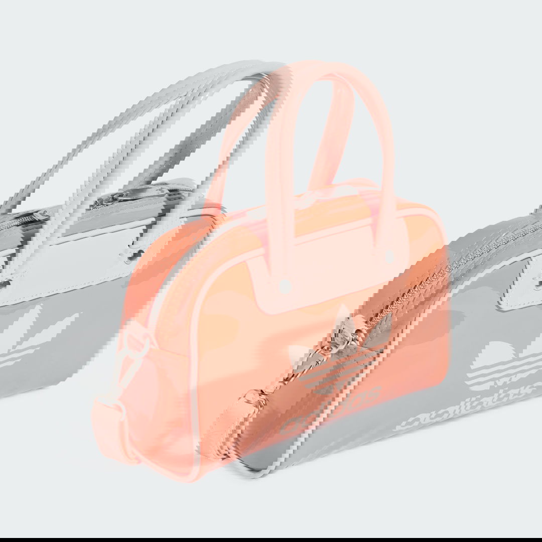 Дамска чанта adidas Performance Adicolor Mini Bowling Patent Leather Bag Розово | JI9453, 1