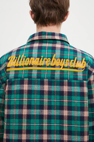 Риза BILLIONAIRE BOYS CLUB Billionaire Boys Club Padded Check Overshirt Зелено | B24430, 3