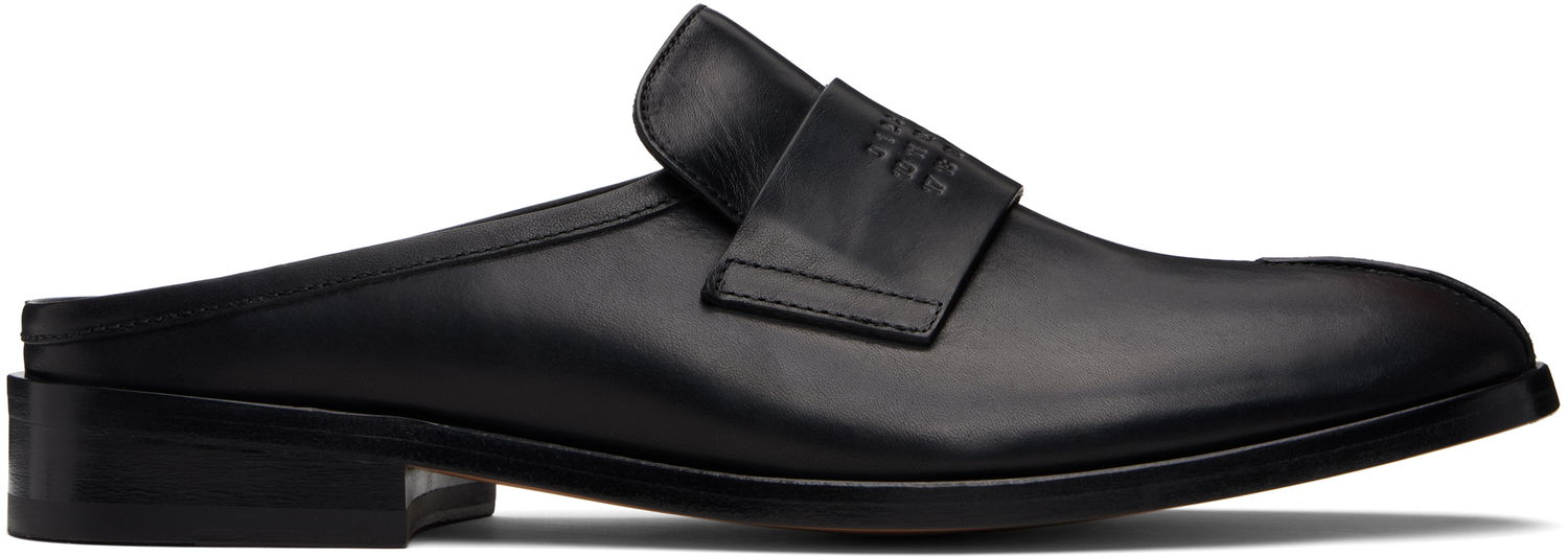 Кецове и обувки Maison Margiela MM6 Maison Margiela Embossed-Logo Loafers Черно | SH1WX0005 P5000, 0
