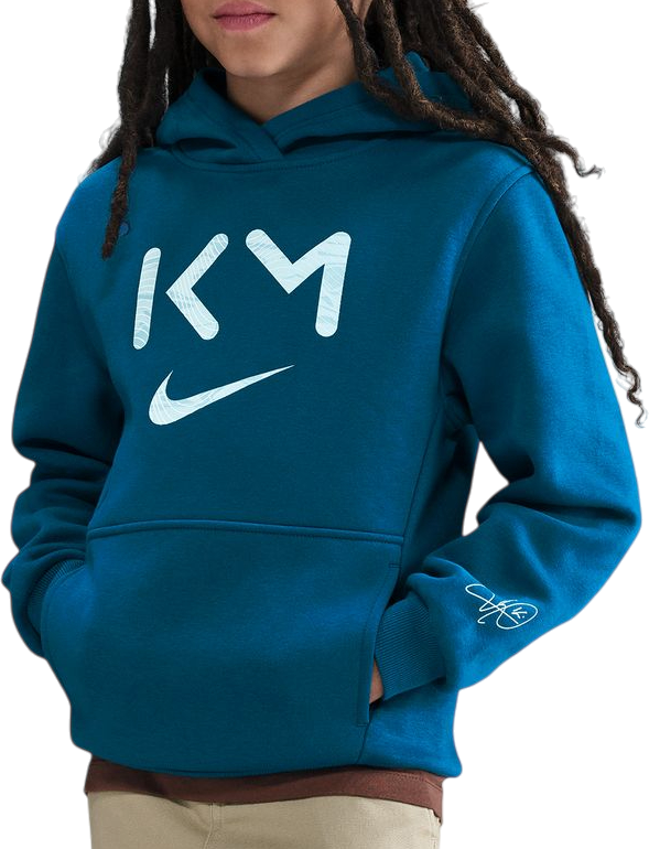 Суитчър Nike Kylian Mbappe Club Hoody Kids Тюркоазено | ii1502-301