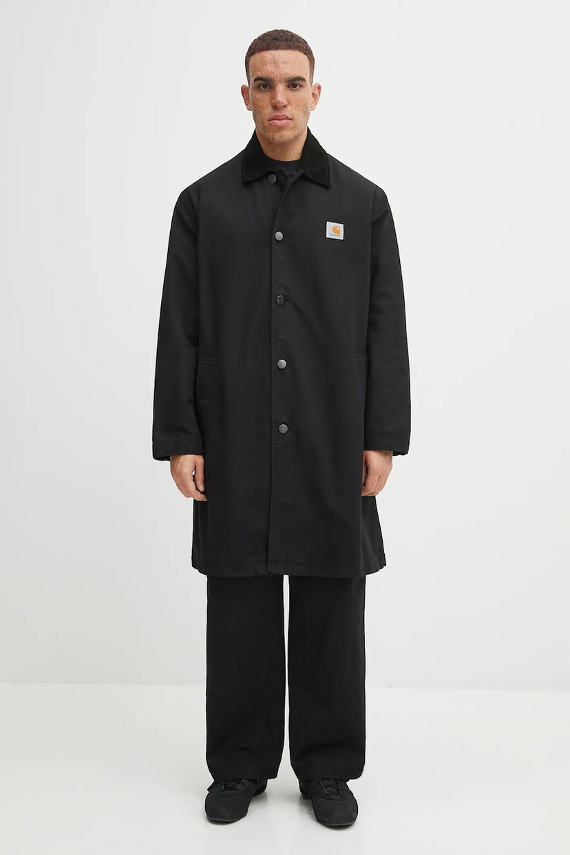 Палта Carhartt WIP Cotton Transitional Coat Webster Черно | I035618.0