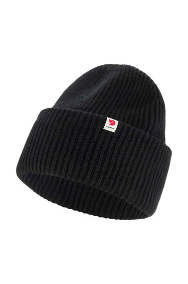 Шапка FJÄLLRÄVEN Heavy Beanie Knitted Hat Черно | F12100006.550, 0