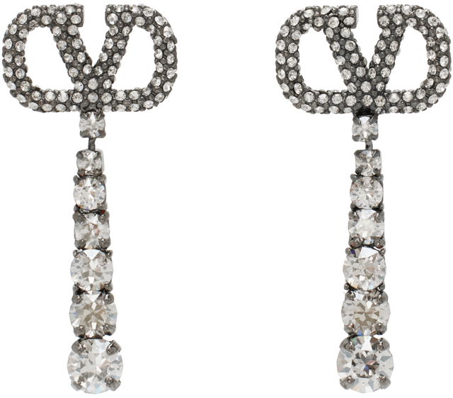 Garavani Gunmetal VLogo Signature Earrings