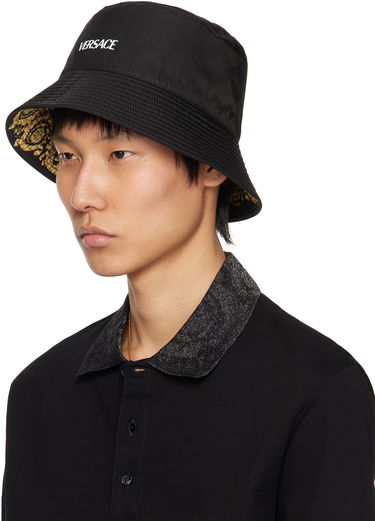 Шапка Versace Versace Barocco Reversible Bucket Hat Черно | 1012704_1A13095, 3