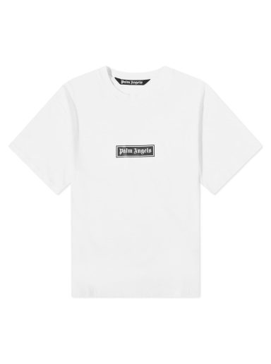 Тениска Palm Angels Garmet Dyed Box Logo Tee Бяло | PMAA065F22JER0020101