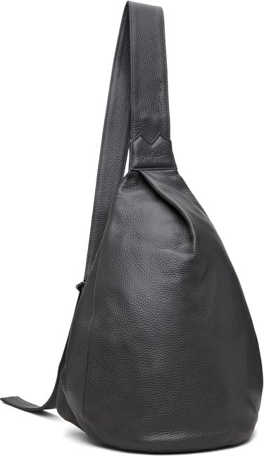 Чанта през рамо Yohji Yamamoto YOHJI YAMAMOTO Tuck Sling Medium Bag Черно | DM-I93-707, 1