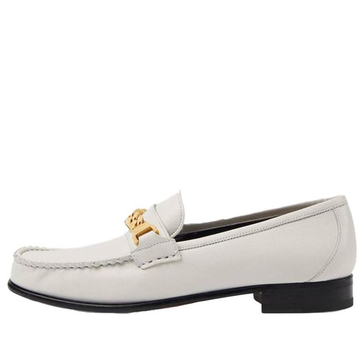 Кецове и обувки Gucci Gucci Chain Loafers Бяло | 645445-16M00-9050