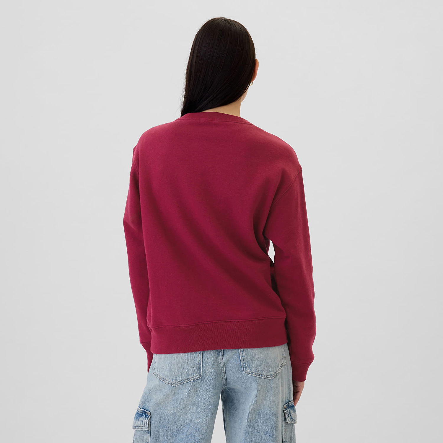 Суитчър GAP Logo Crew Beet Red Бургунди | 554936-37, 1