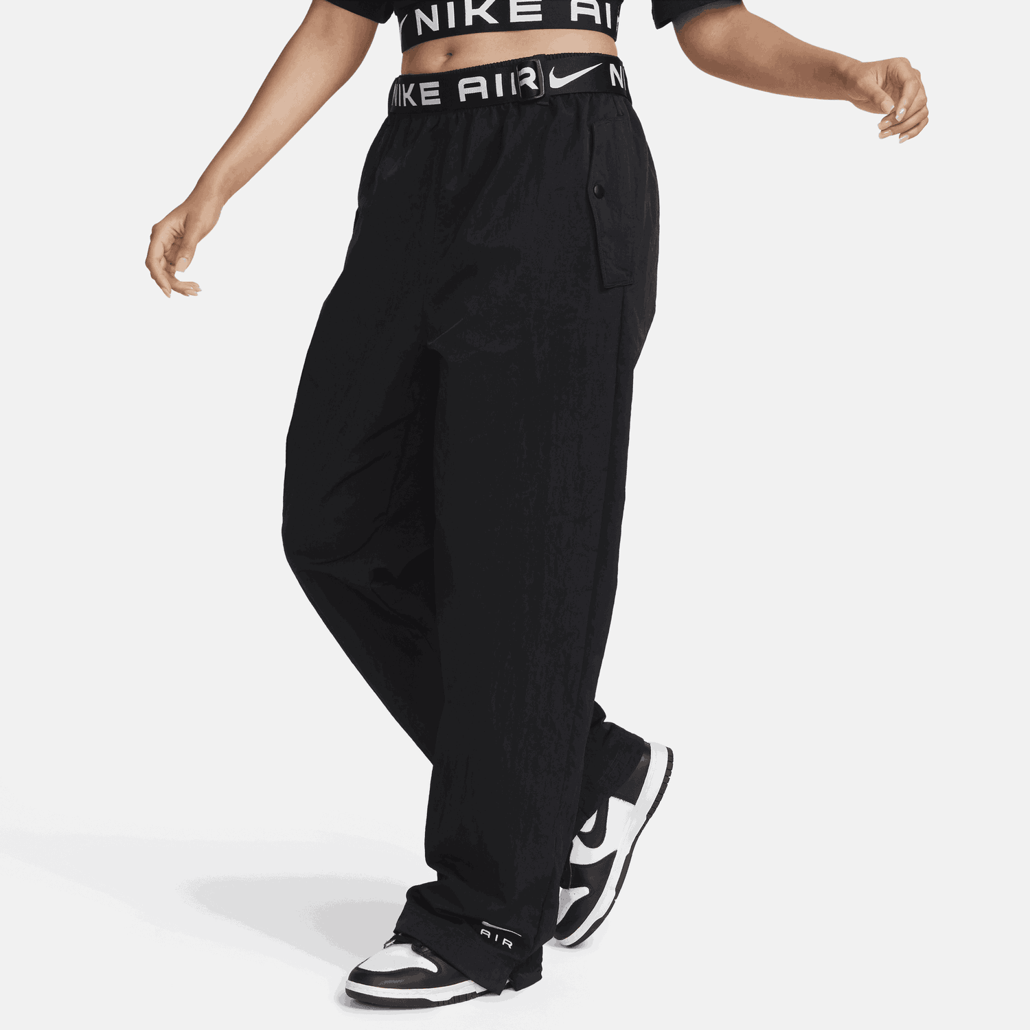 Панталони Nike Sportswear Air Черно | FB8084-010, 0