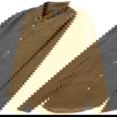 Риза A.P.C. Serge Logo Mini-Cord Shirt Зелено | COGEQ-H12565-JAA, 0
