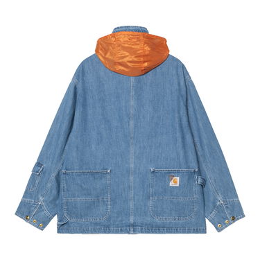 Яке Carhartt WIP Stone Washed Denim Chore Coat Синьо | A242054_6, 4