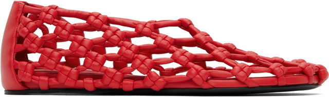 Jil Sander Hand-Knotted Ballerina Flats