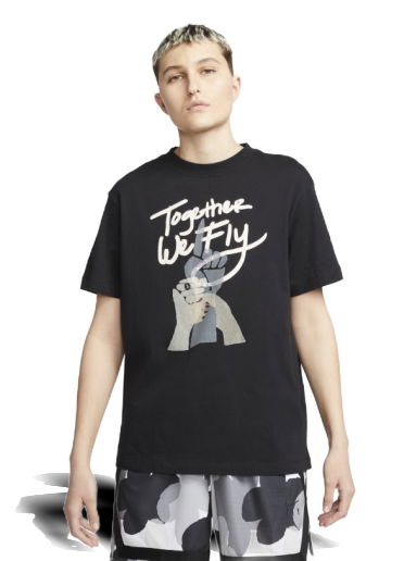 Тениска Nike Swoosh Fly T-Shirt Черно | DR2595-010