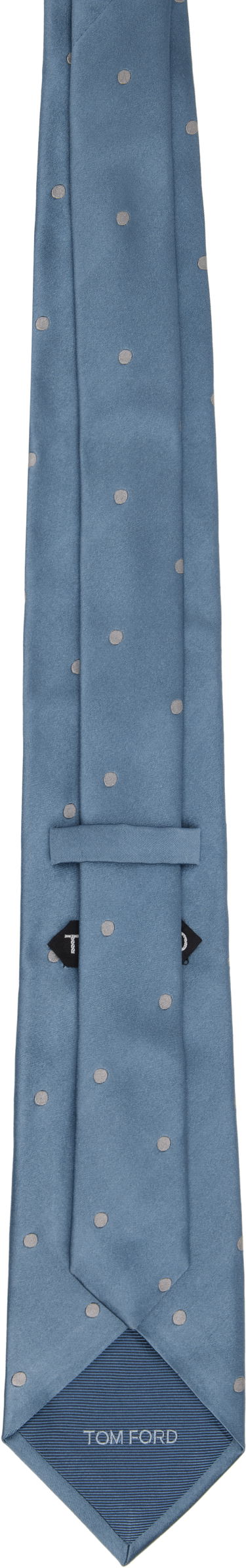 Аксесоари Tom Ford TOM FORD Silk Tie with Dots Синьо | STE001-S0087, 1