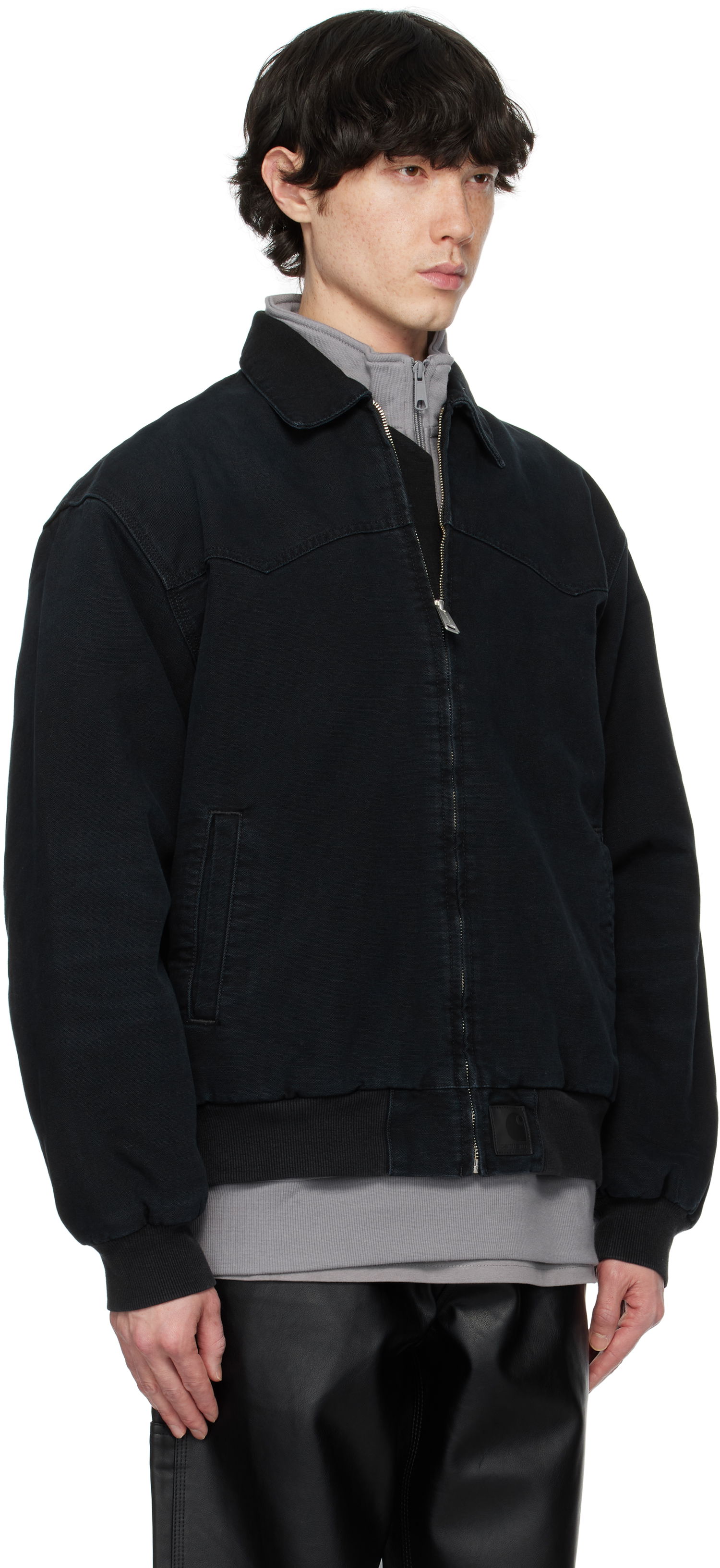 Яке бомбър Carhartt WIP Work In Progress OG Santa Fe Jacket Черно | I034317, 1