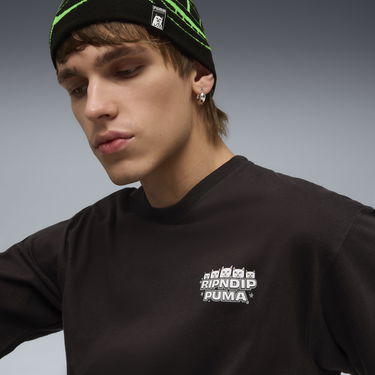 Тениска Puma PUMA x RIPNDIP Relaxed Fit T-Shirt Черно | 632413_01, 1