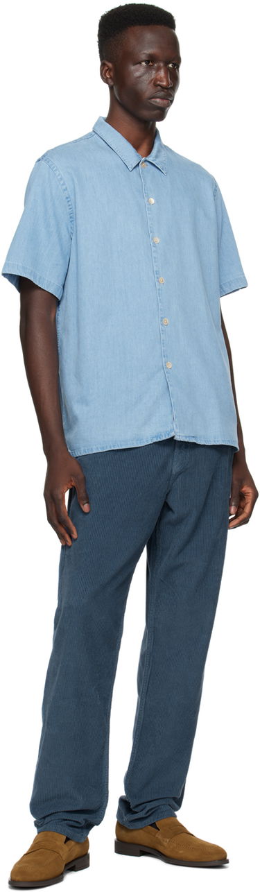 Риза Paul Smith PS Paul Smith Vented Shirt Синьо | M2R-695U-M21555-LT, 3